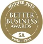 WINNER - 2015 BETTER BUSINESS AWARDS - RISING STAR - INDIVIDUAL