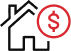 Mortgage cost icon