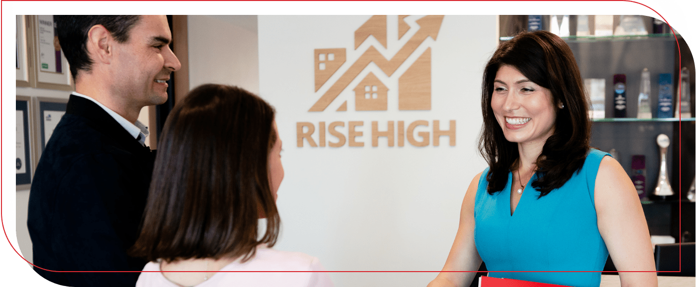 Rise High Clients James and Delia at Award winning mortgage brokerage Rise High Financial Solutions
