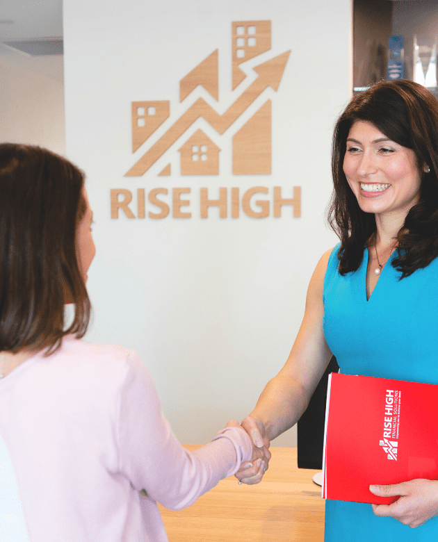 Rise High client Delia with Managing Director and Mortgage broker Marissa Schulze