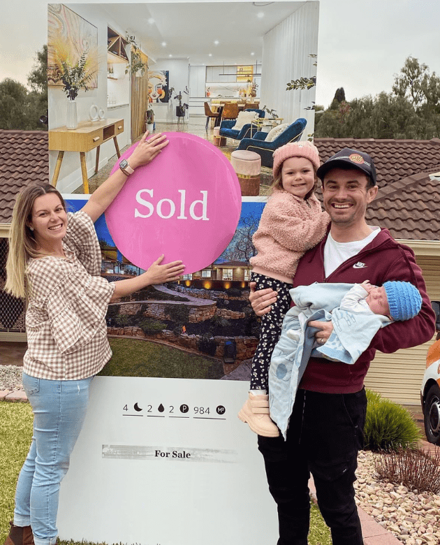 Mortgage broker clients Emily and Rhys buying their new home