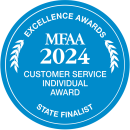 Best Customer Service Individual Broker Award Finalist - MFAA Awards 2024