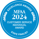 Best Customer Service Individual Broker Award Finalist - MFAA Awards 2024